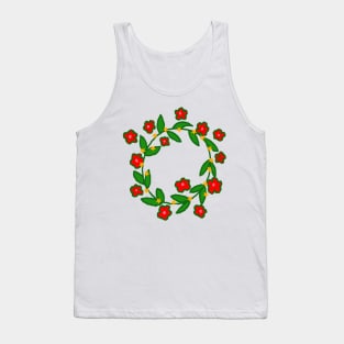 Christmas Wreath Tank Top